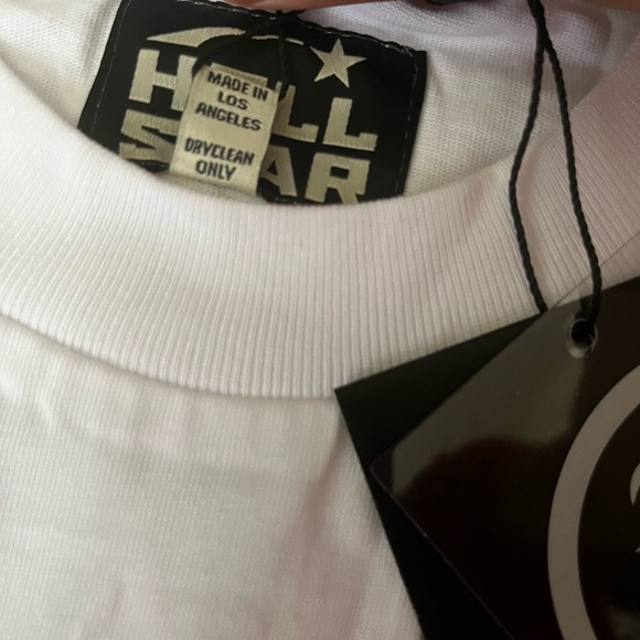 Hellstar Studios "Breaking News" White T-shirt Size: L - NWT - Picture 6 of 10